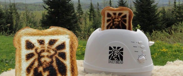 foto: grzanka z tostera firmy Burnt Impressions