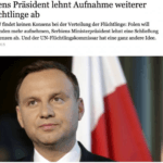 Prezydent Duda odmawia Niemcom przyjęcia imigrantów