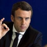 Emmanuel Macron kandydat na prezydenta Francji żąda ukarania Polski