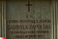 Grobowiec Gabryeli Zapolskiej na Cmentarzu Łyczakowskim.